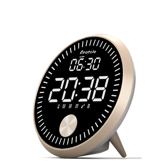 Factory Metal Smart Alarm Clock Voice-activated Snooze
